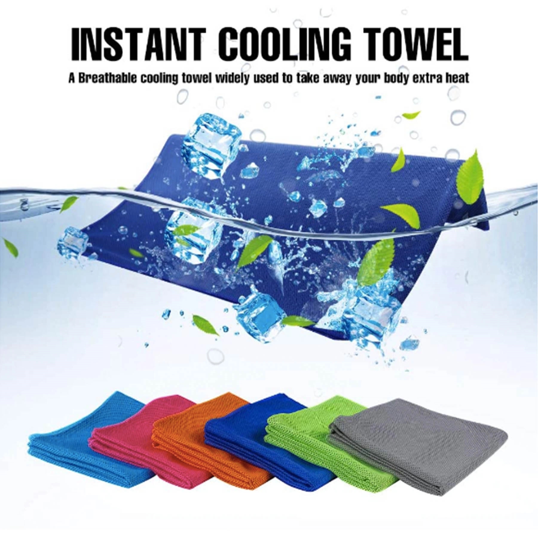 Soft Breathable Mesh Cooling Towel 2