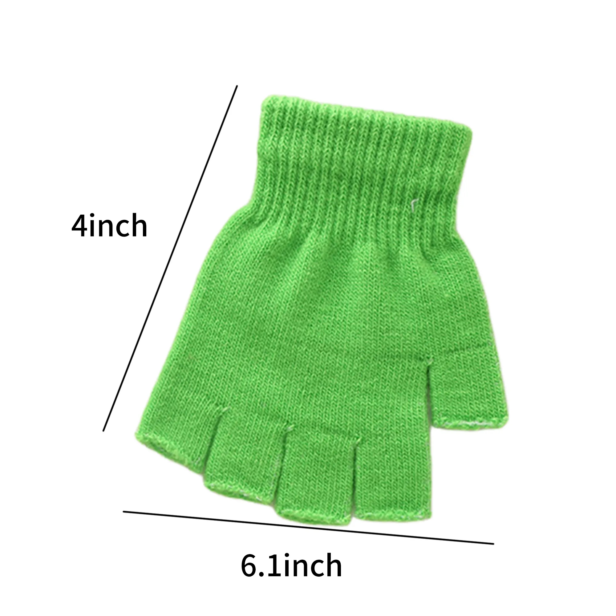 Acrylic Half-Finger Gloves 3