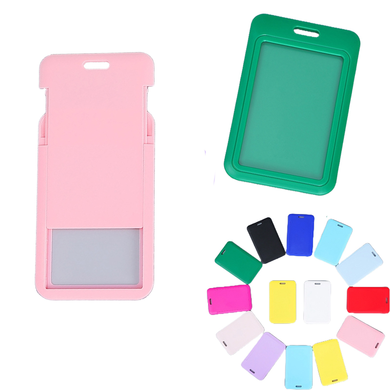 Sliding Plastic ID Card Holder 16