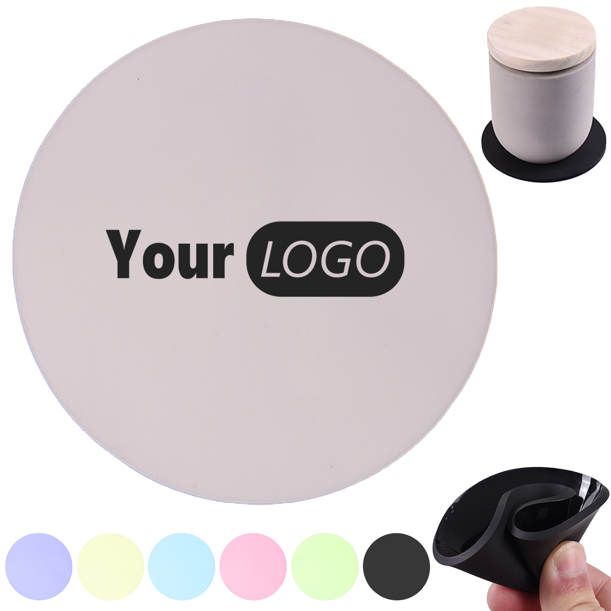 Silicone Circular Anti Slip Insulation Pad 4