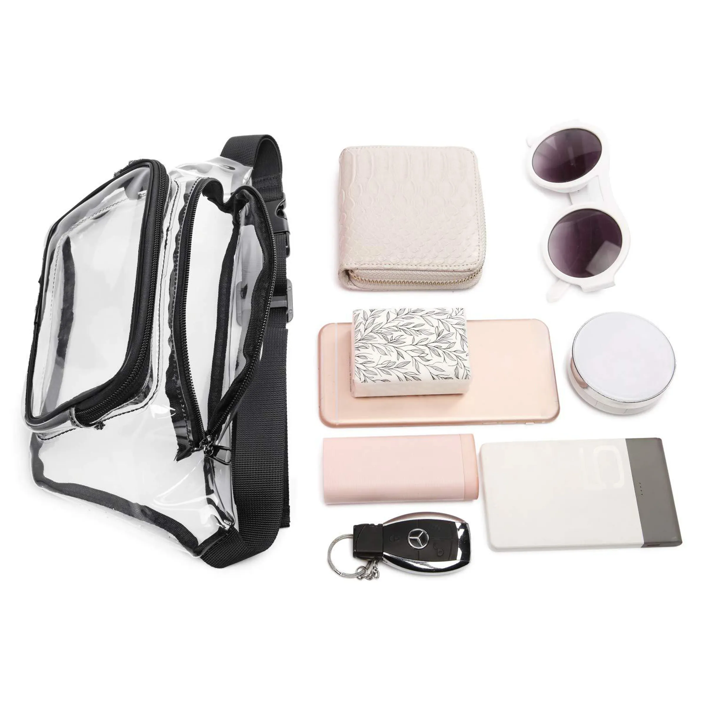 Clear Fanny Pack With Adjustable Belt 2