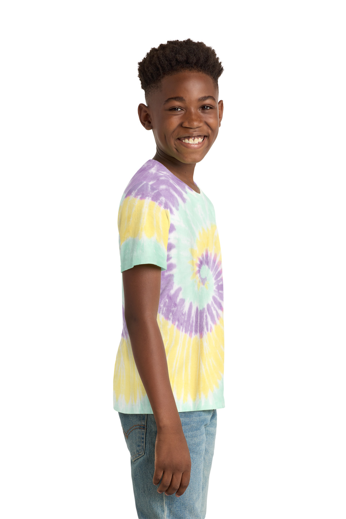 Port & Co Youth Tie-Dye Tee. PC147Y 142