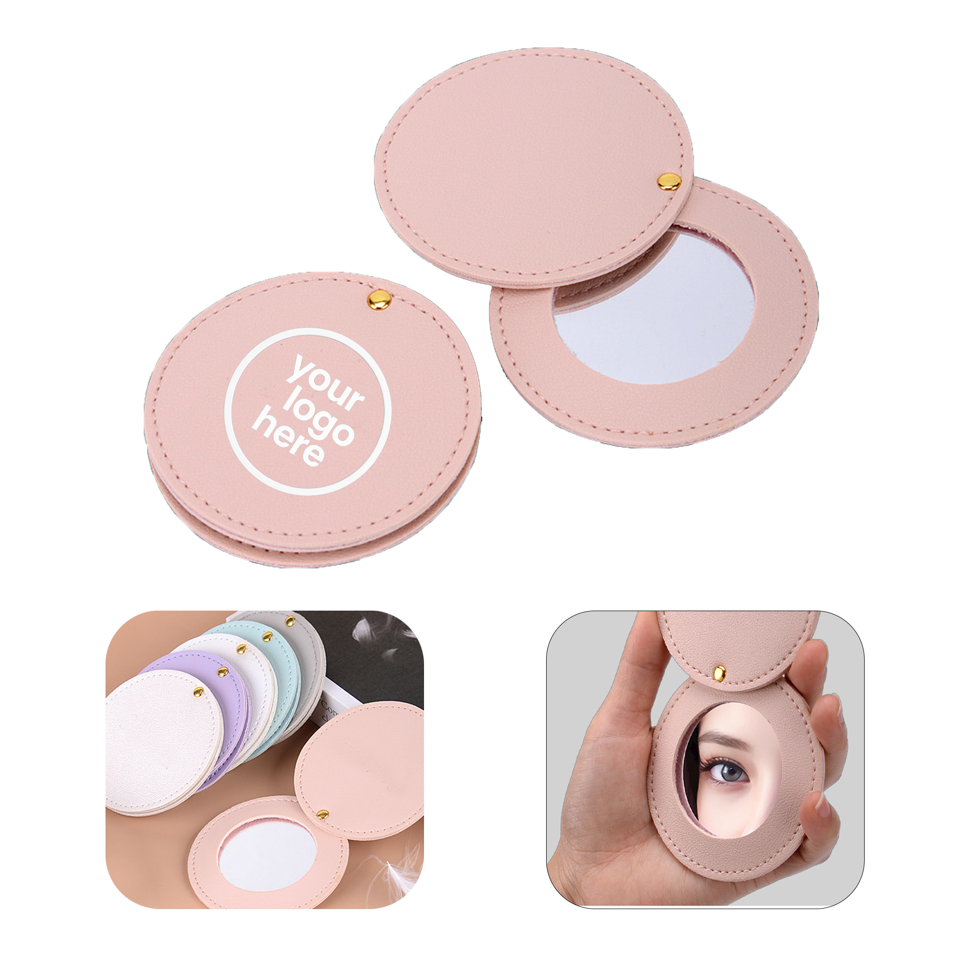 MOQ:50pcs Small Round Vanity Mirror 1