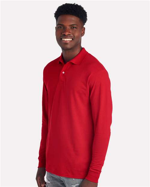 Men's Dri-Power® Long Sleeve Polo - 437LR 4