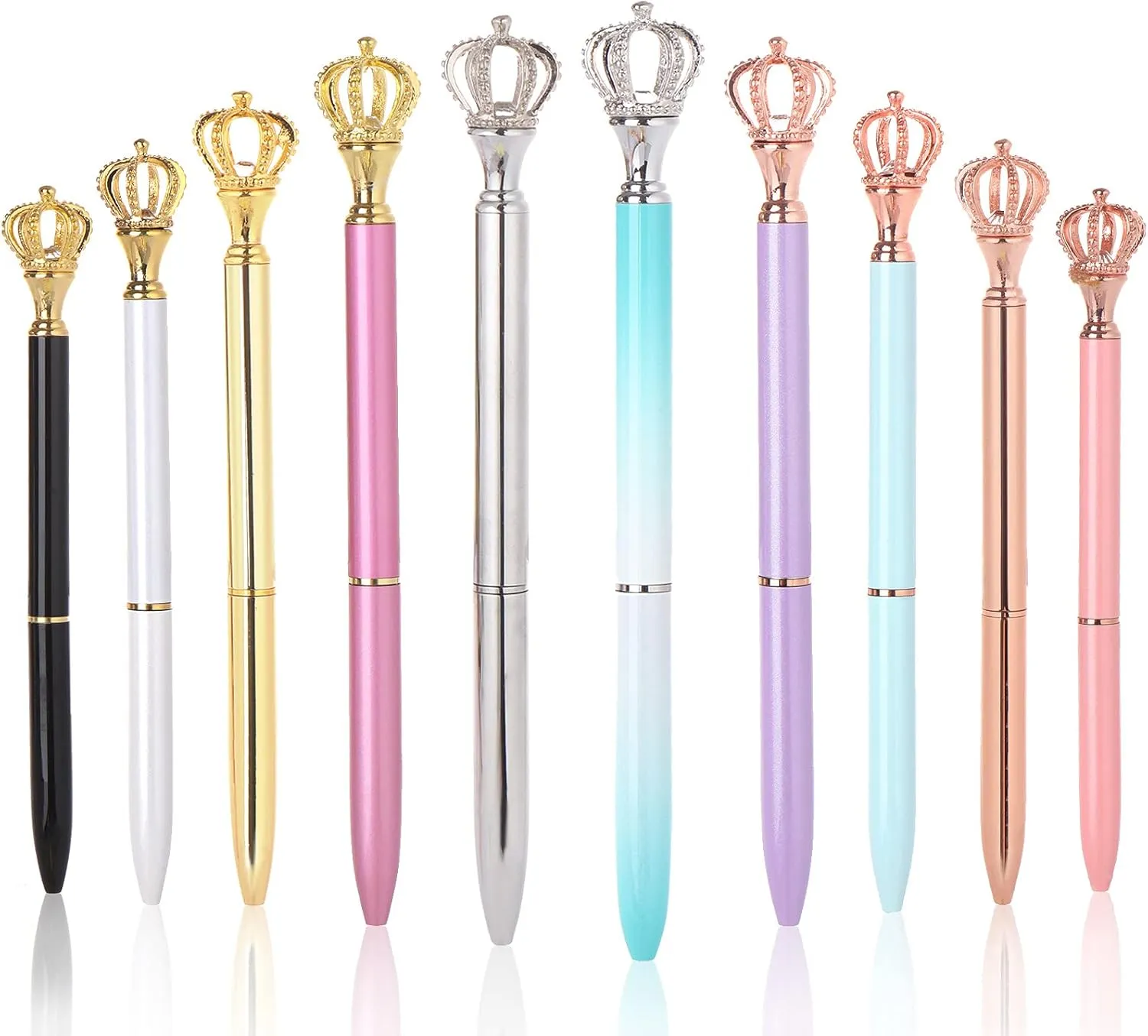 Crown Top Decor Metal Ballpoint Pen 2