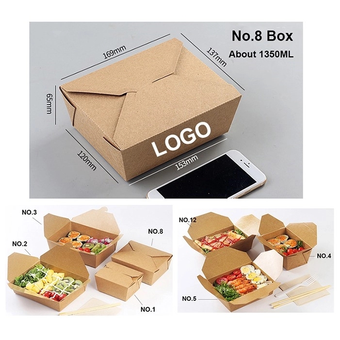 Disposable Kraft Takeout Boxes 2
