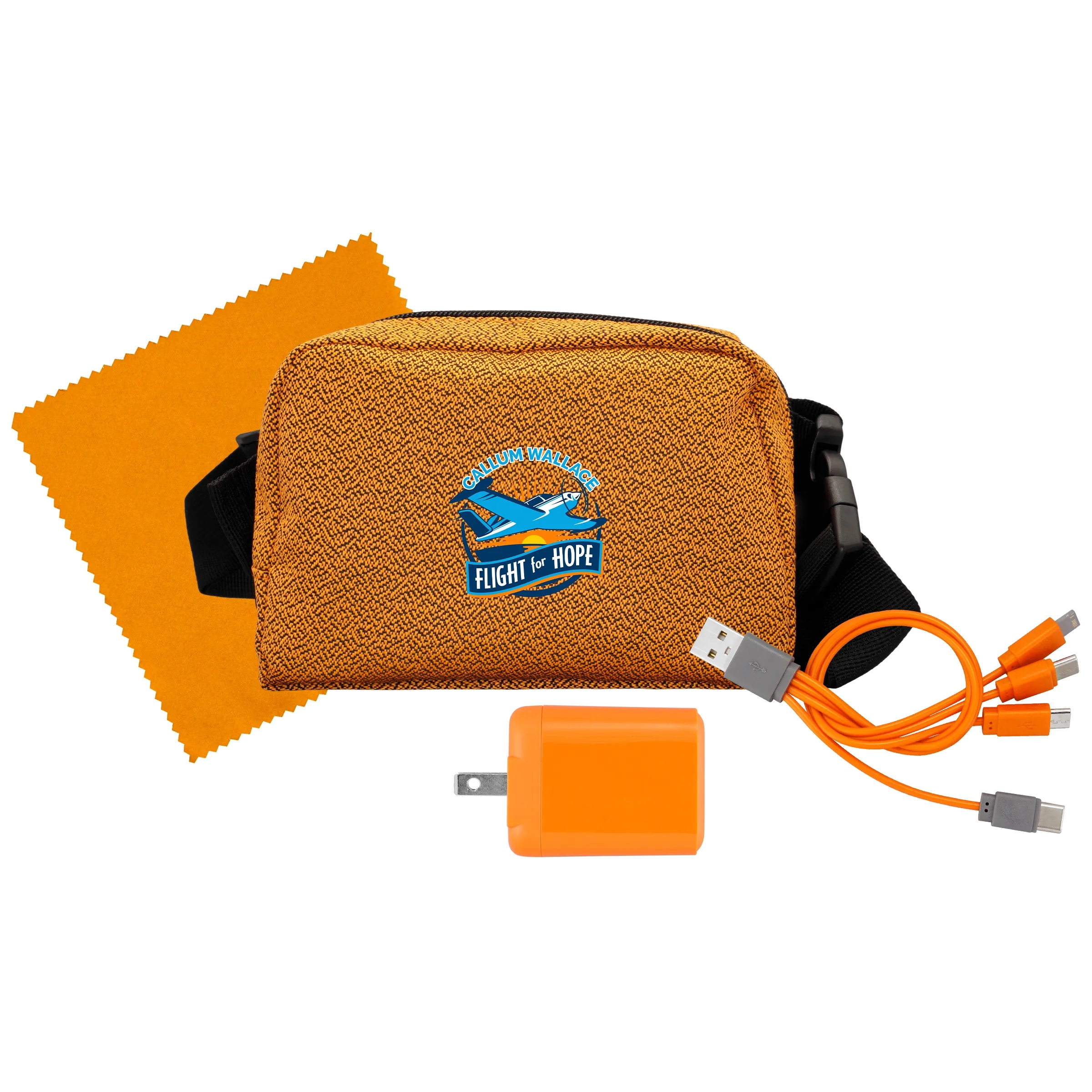 Speck Fast Charger, Cable & Cloth Fanny Pack Set 11