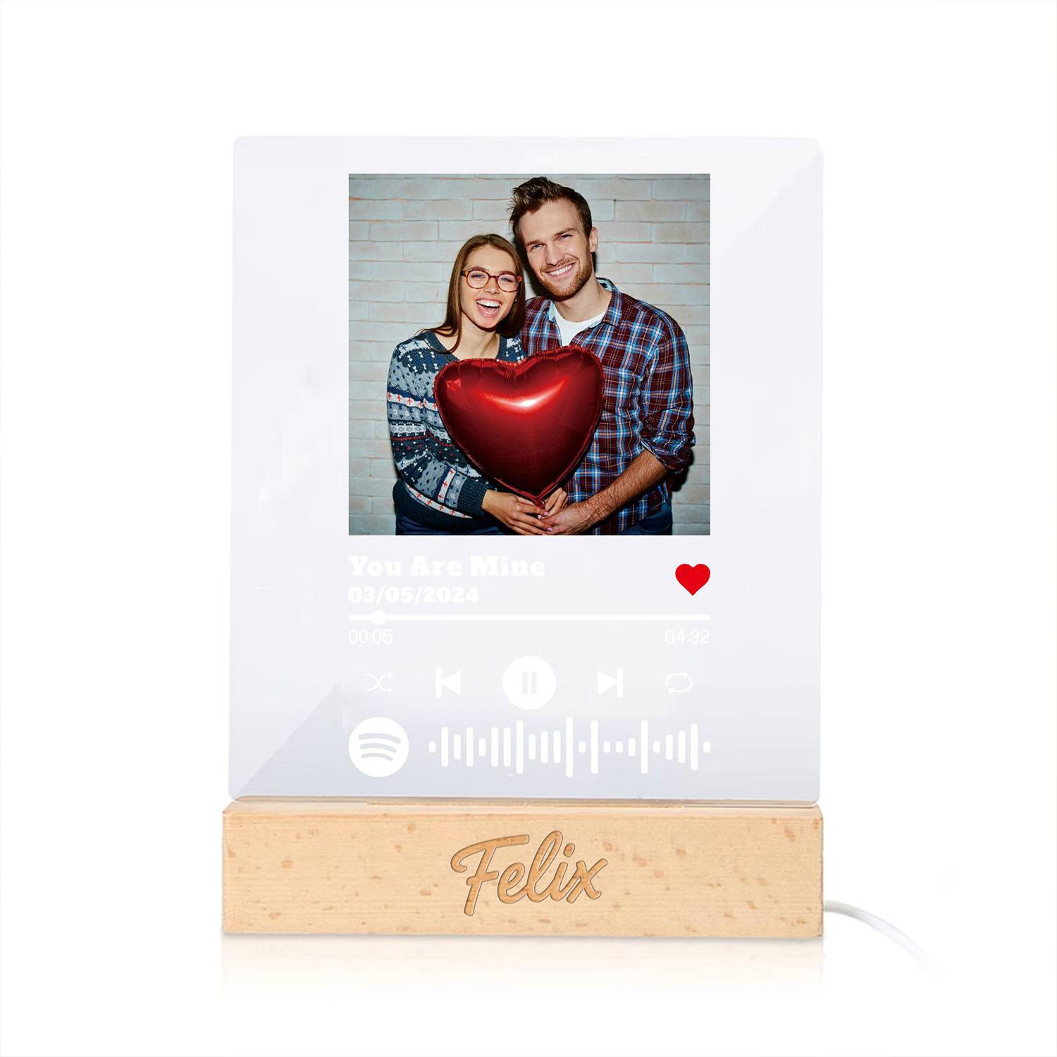 Custom Acrylic Music Plaque w/ Photo 5