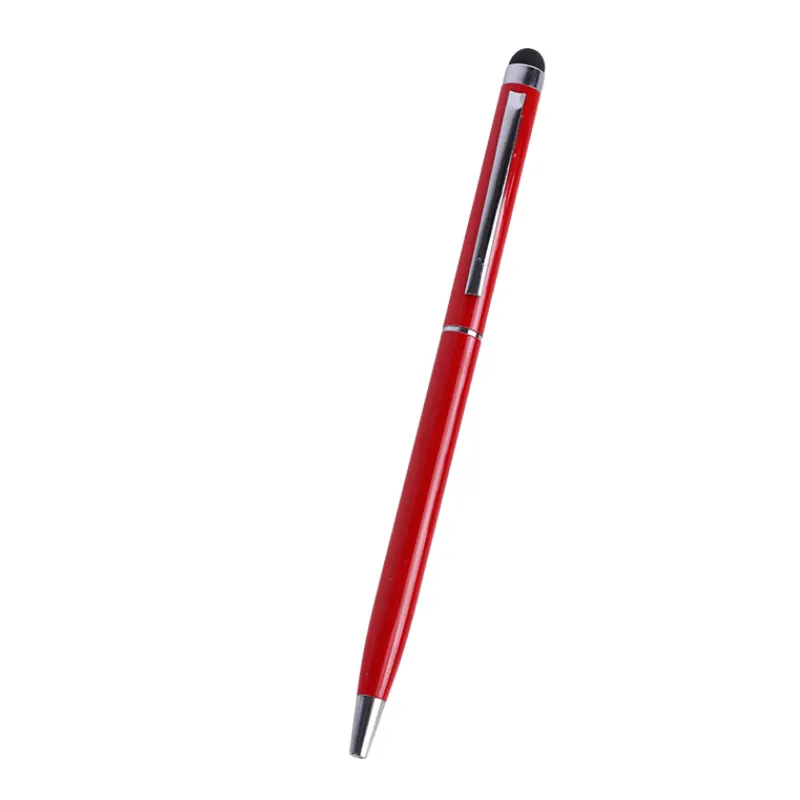 Click Metal Pen 5.3x0.3 Inch Durable Ballpoint with Stylus 8