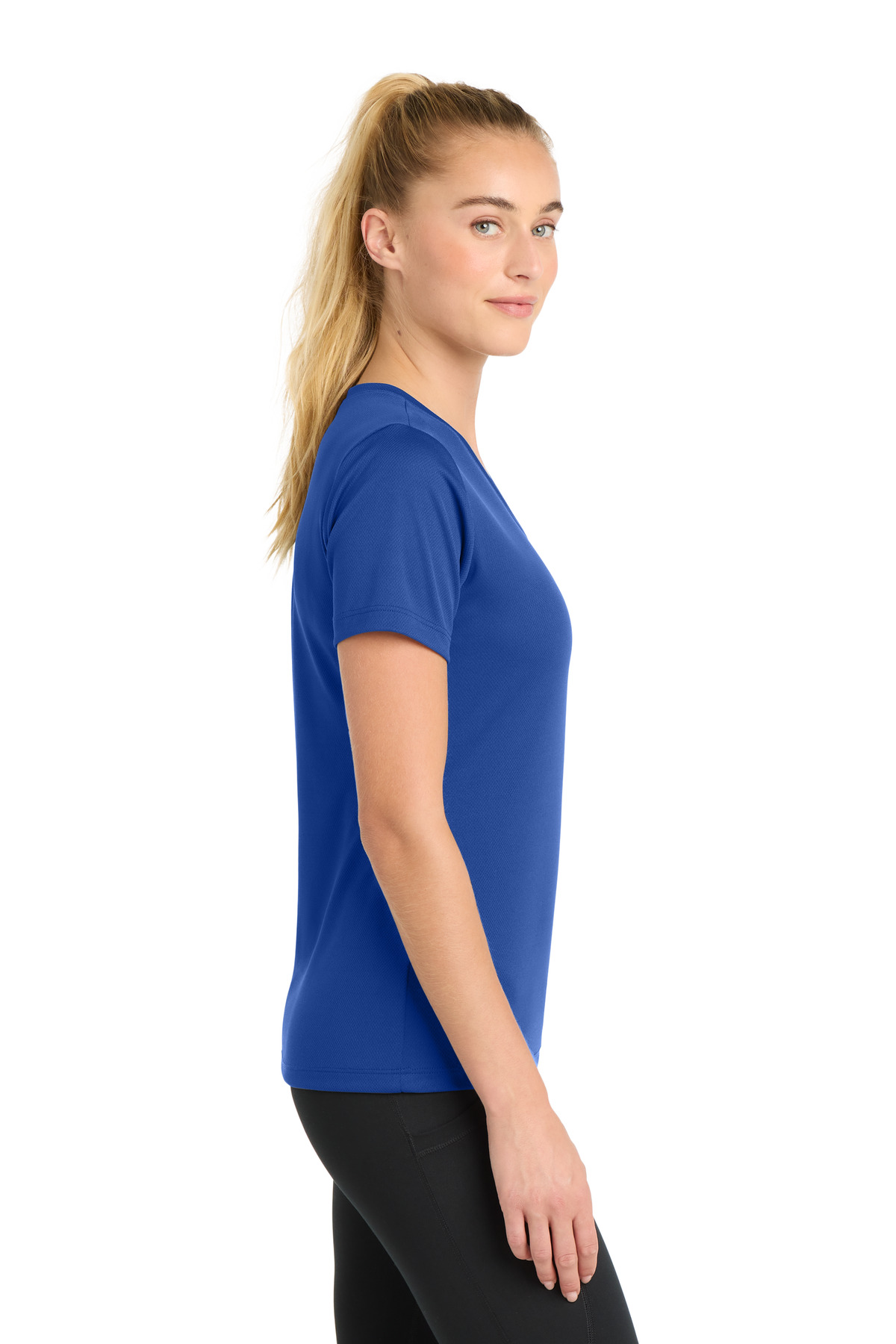 Sport-Tek Women's PosiCharge RacerMesh V-Neck Tee. LST340 17