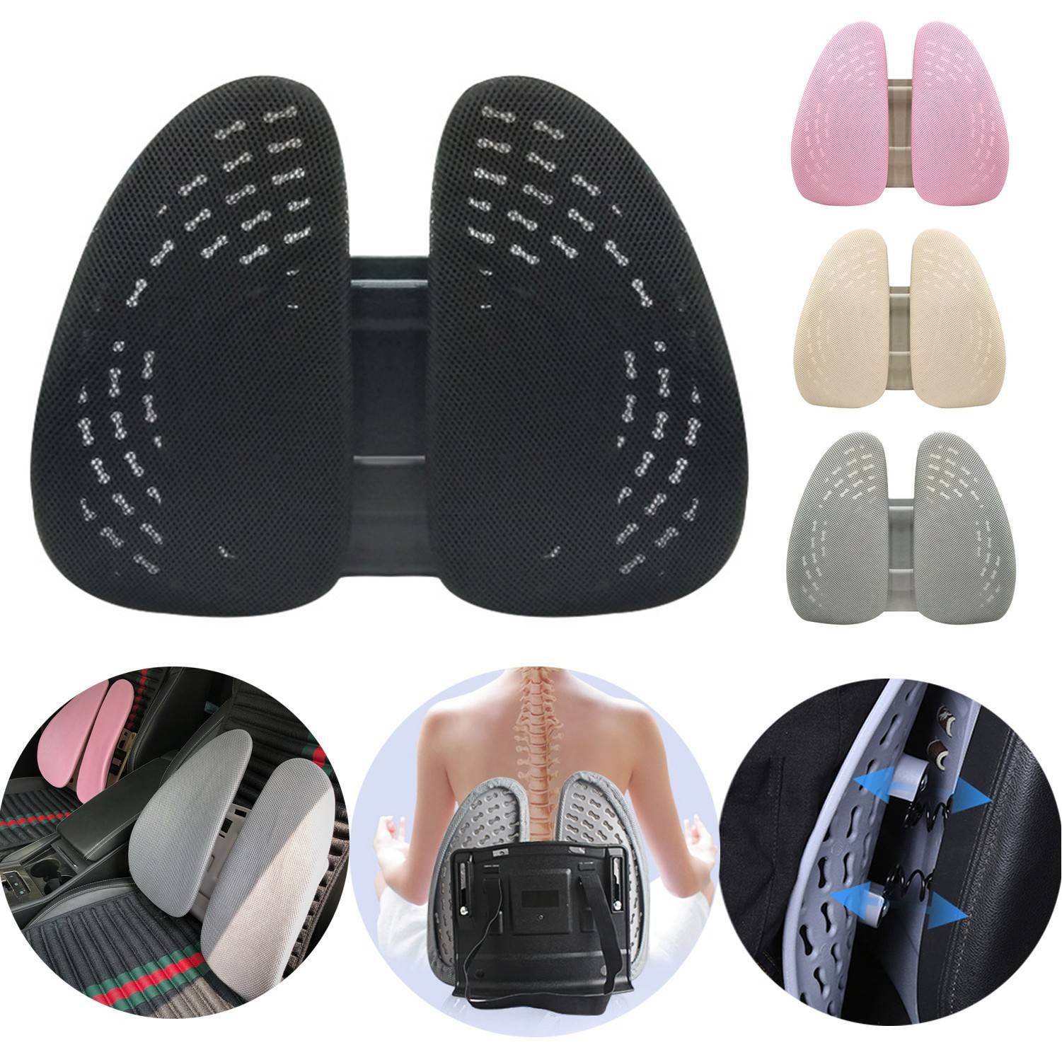 Car Seat Lumbar Support Cushion 2