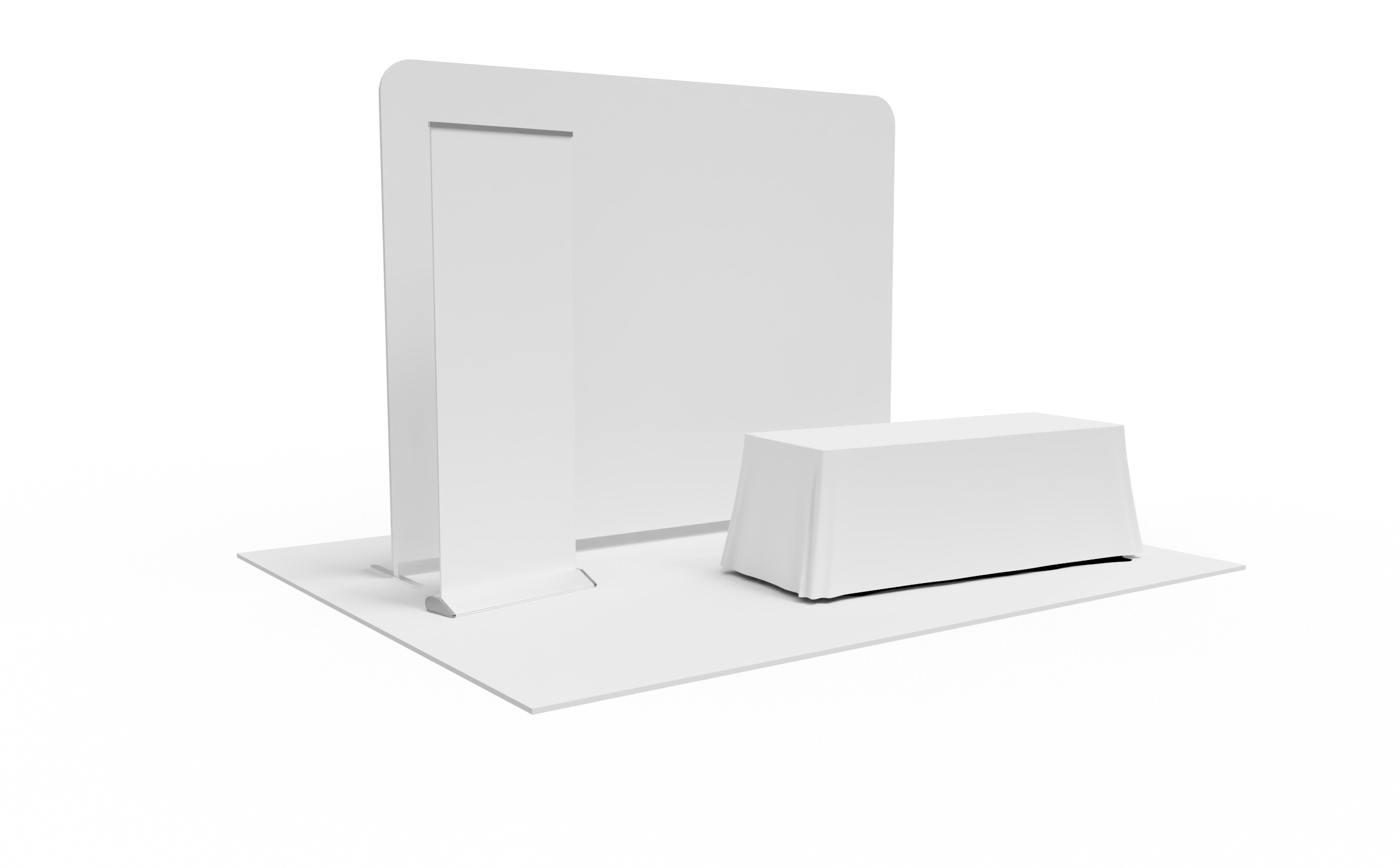 10ft Display Kit With Backdrop, Banner Stand & Table Throw 3