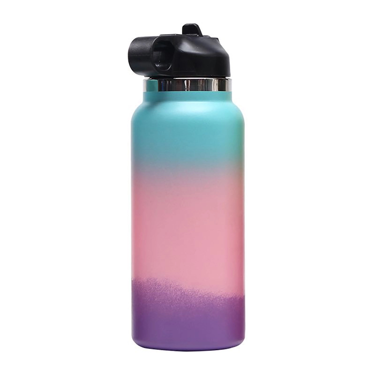 Gradient Stainless Steel Insulated Water Bottle With Straw 3