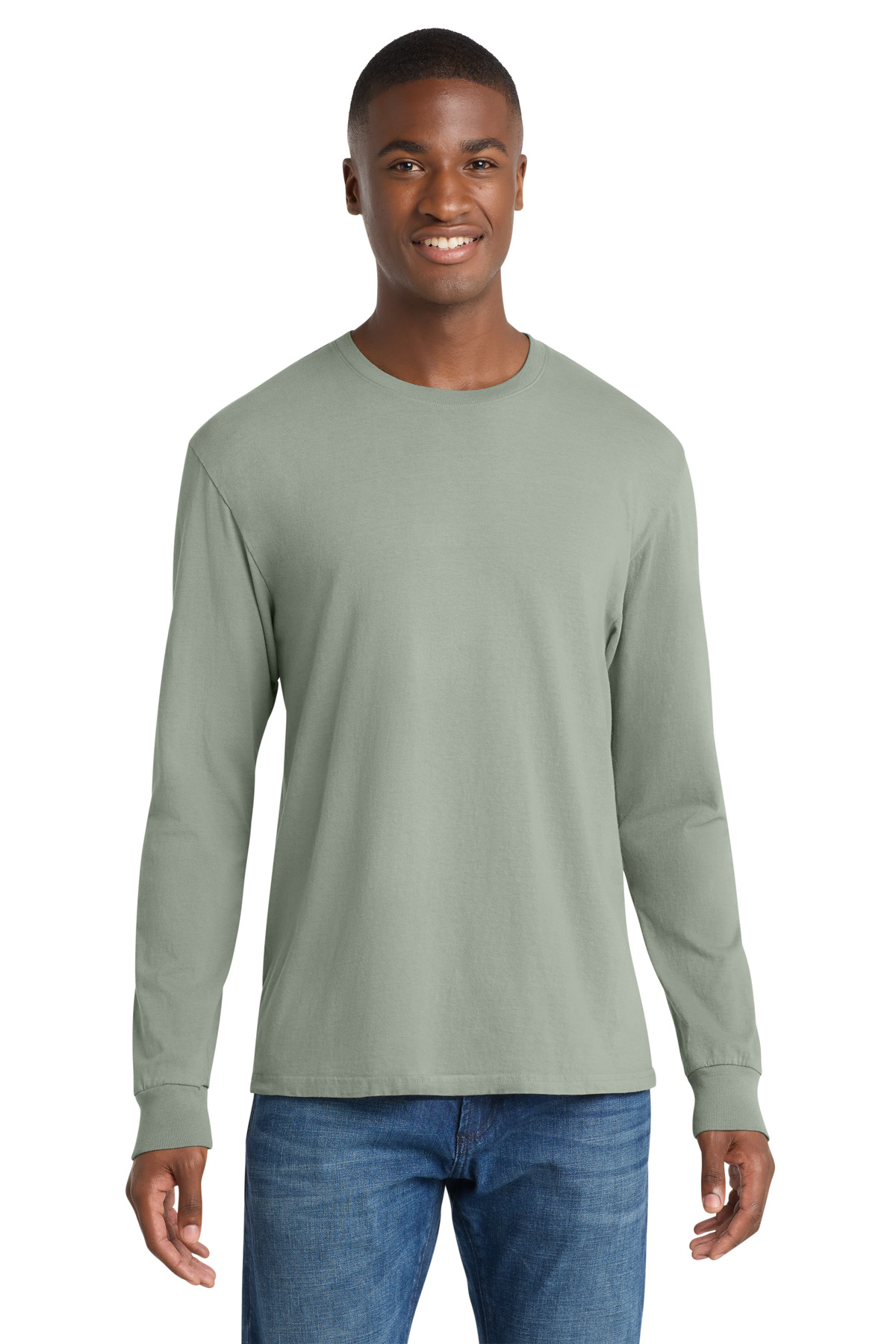 Port & Co Beach Wash Garment-Dyed Long Sleeve Tee PC099LS 148