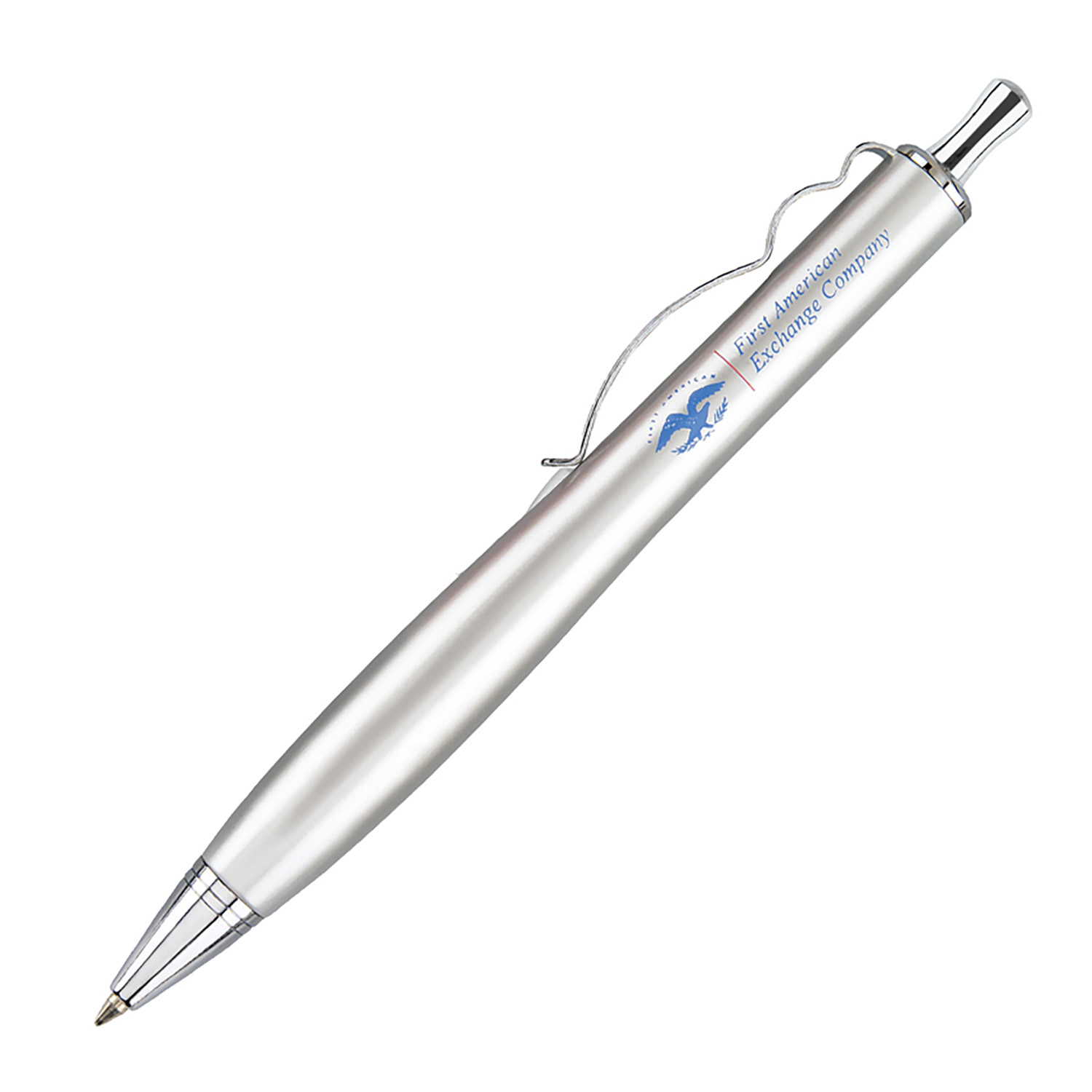 Lacquer Coated Pen with Wavy Chrome Clip 8