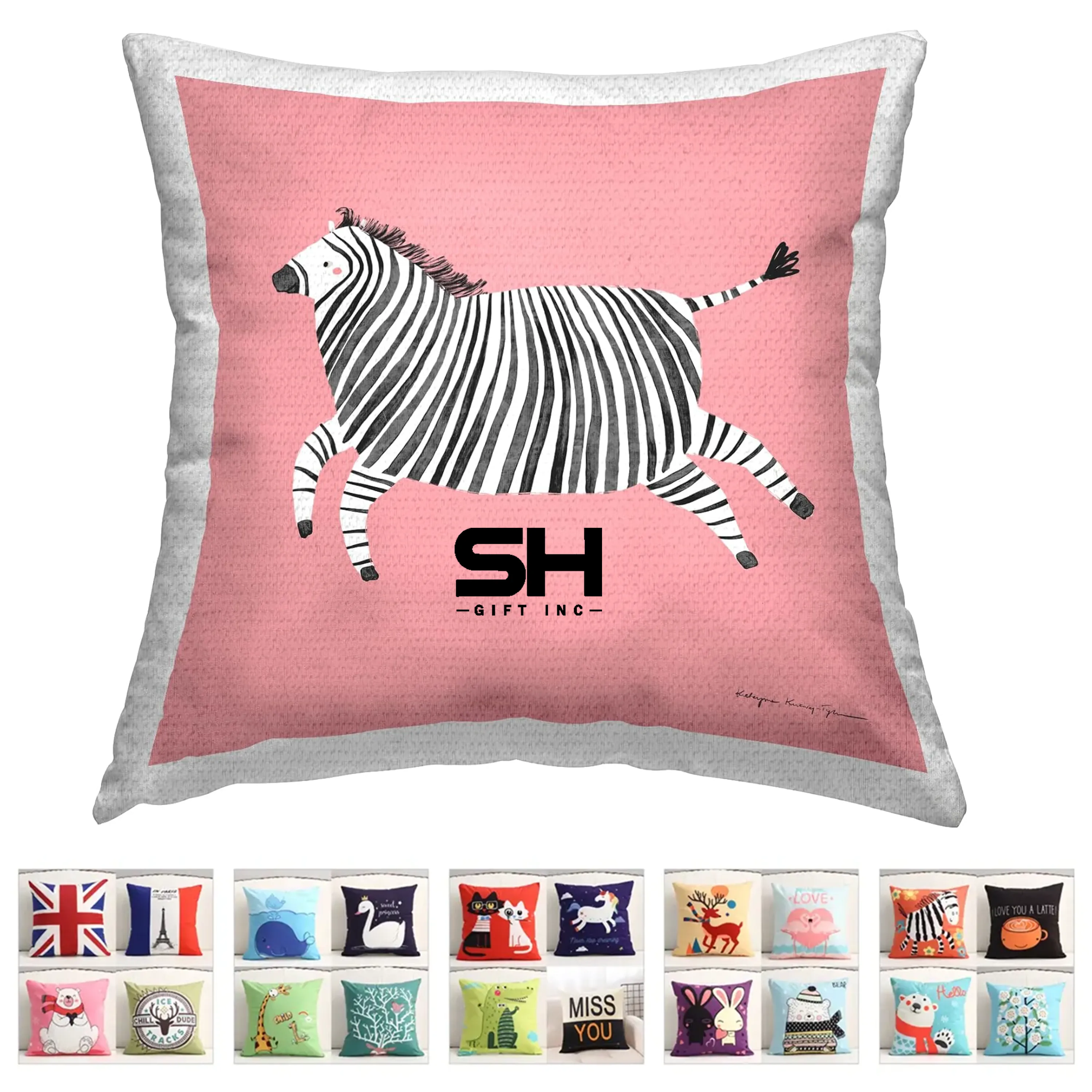 Custom Design Throw Pillow 2