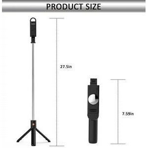 4 In 1 BT Led Fill Light Selfie Stick Tripod 3