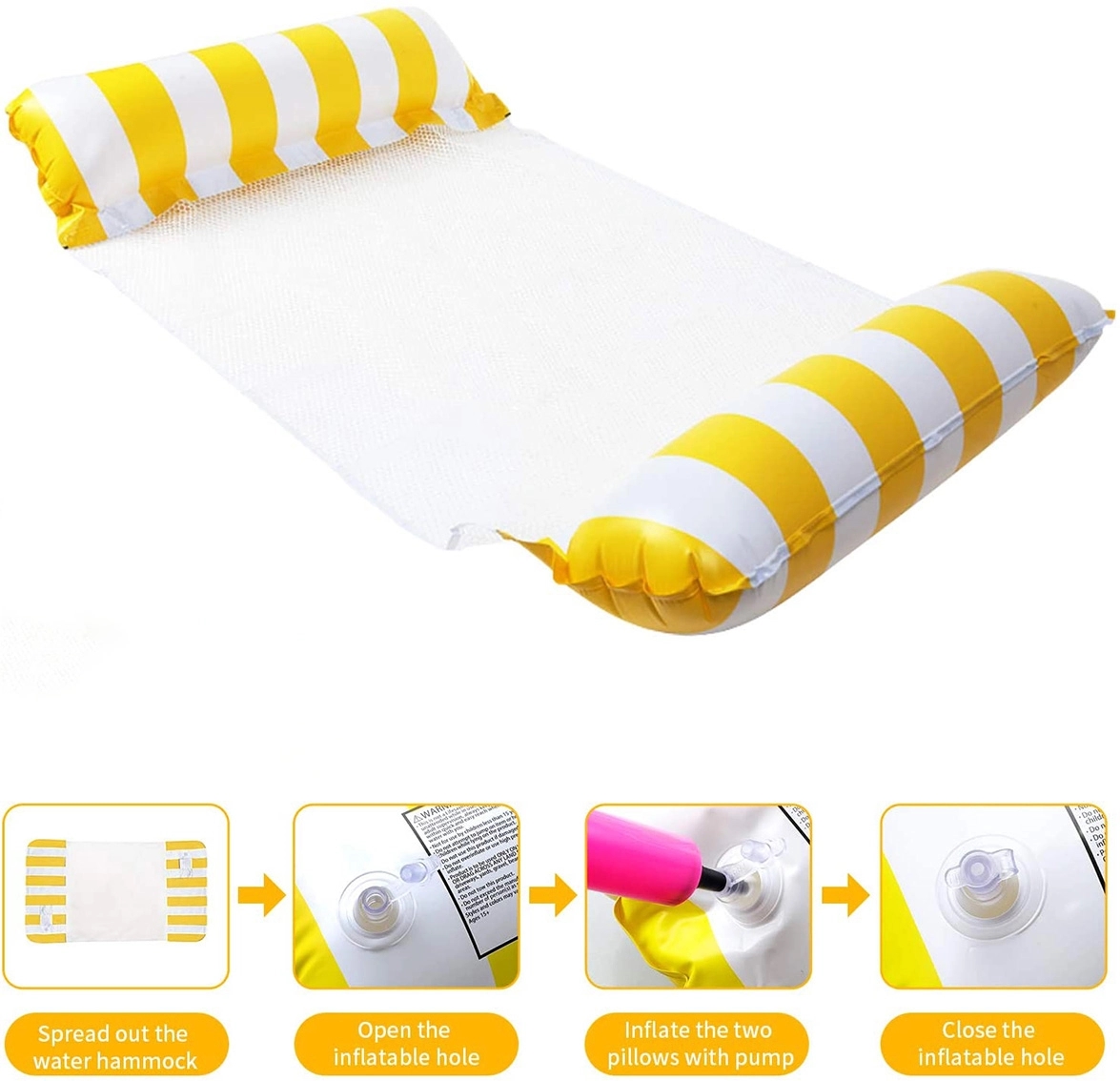 Inflatable Water Hammock Swimming Pool Floats 2