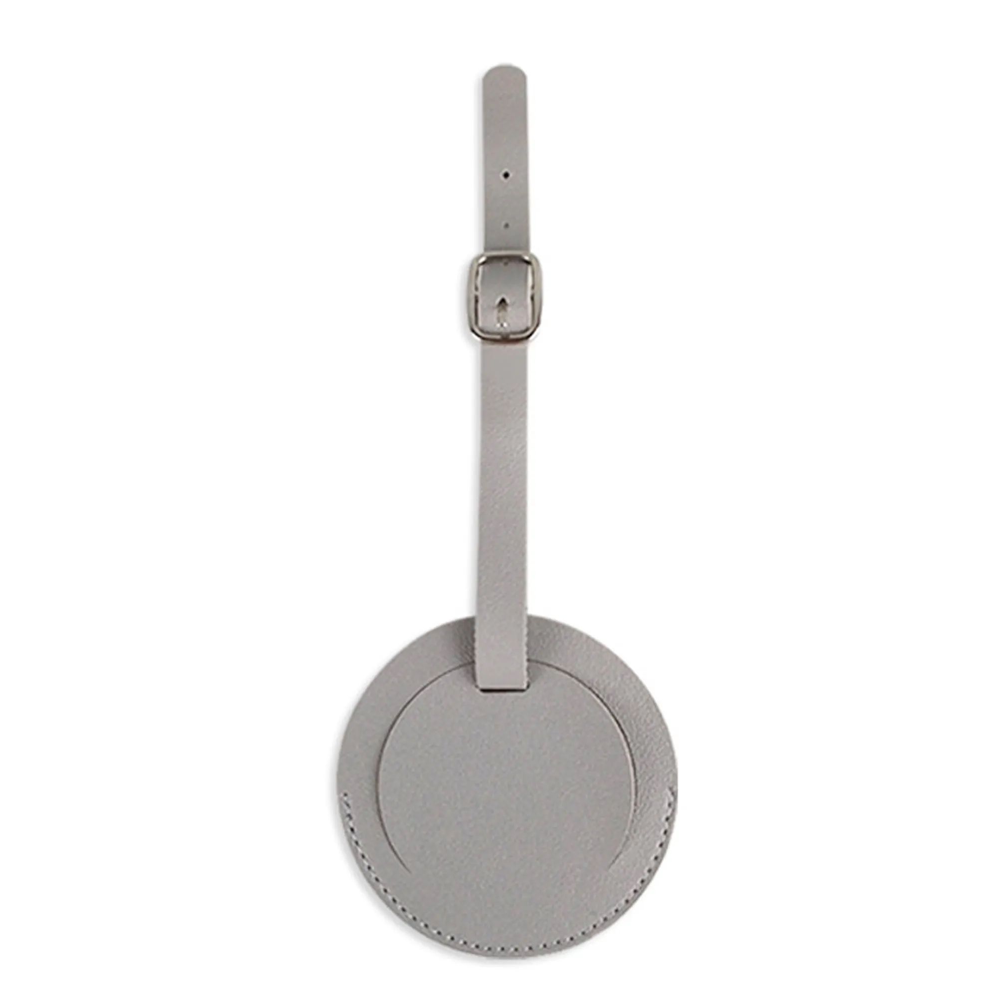 Round PU Leather Luggage Tag 7