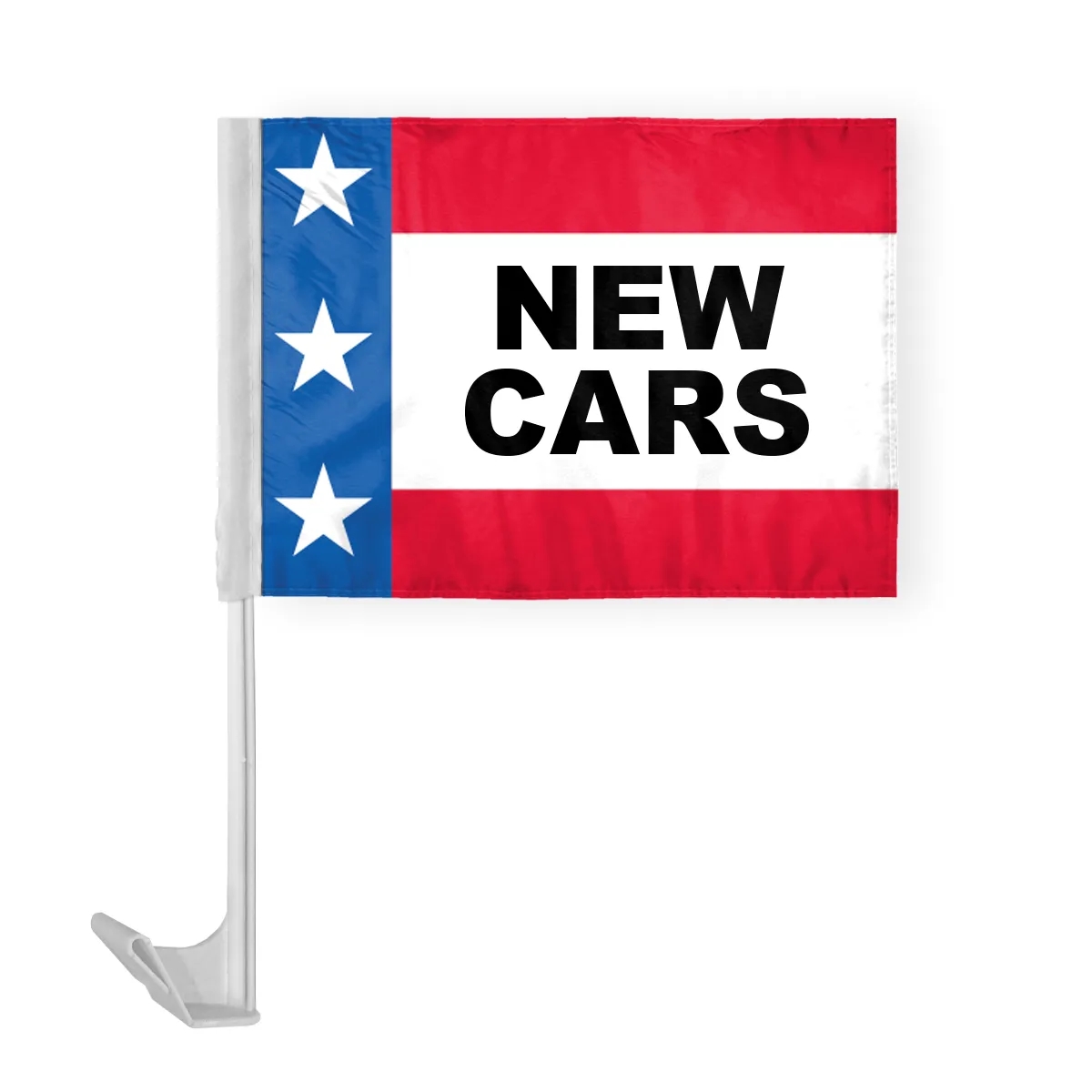 12" x 16" Patriotic Message Car Flag - ePoly 3