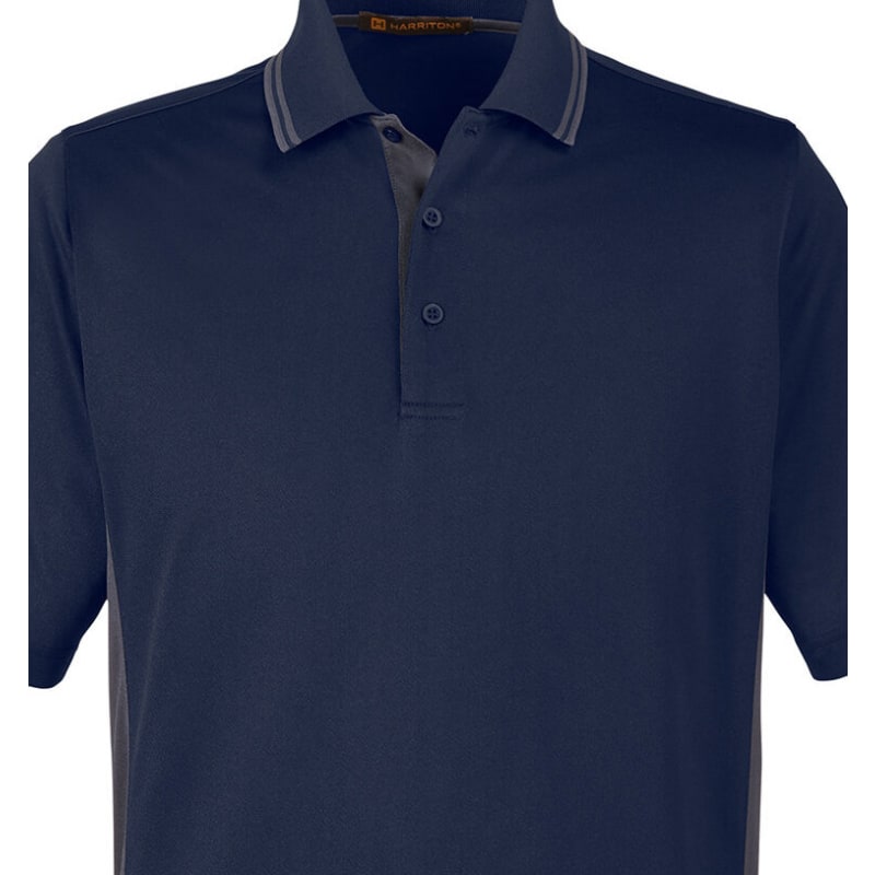 Harriton Men's Flash Snag Protection Plus IL Colorblock Polo 6