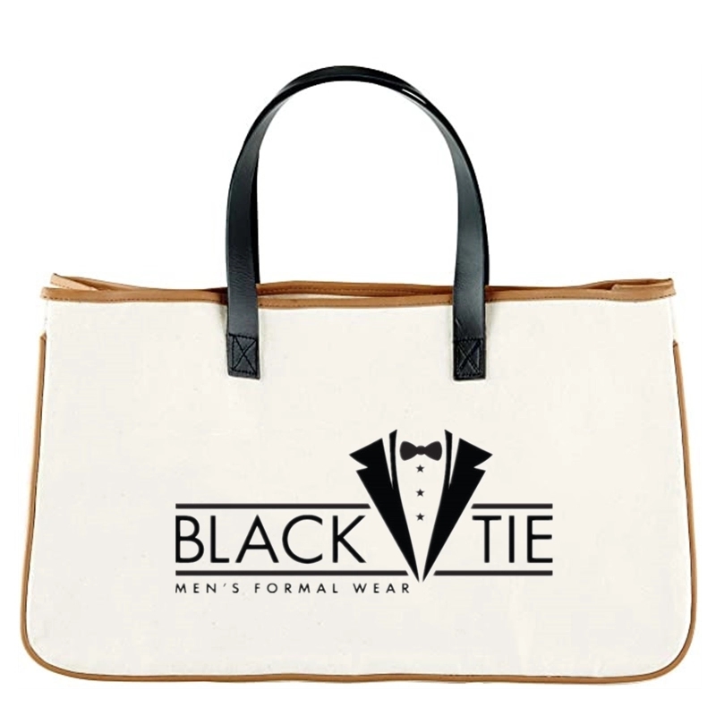 Canvas Tote Bag Beach, custom tote bag with logo imprint 3