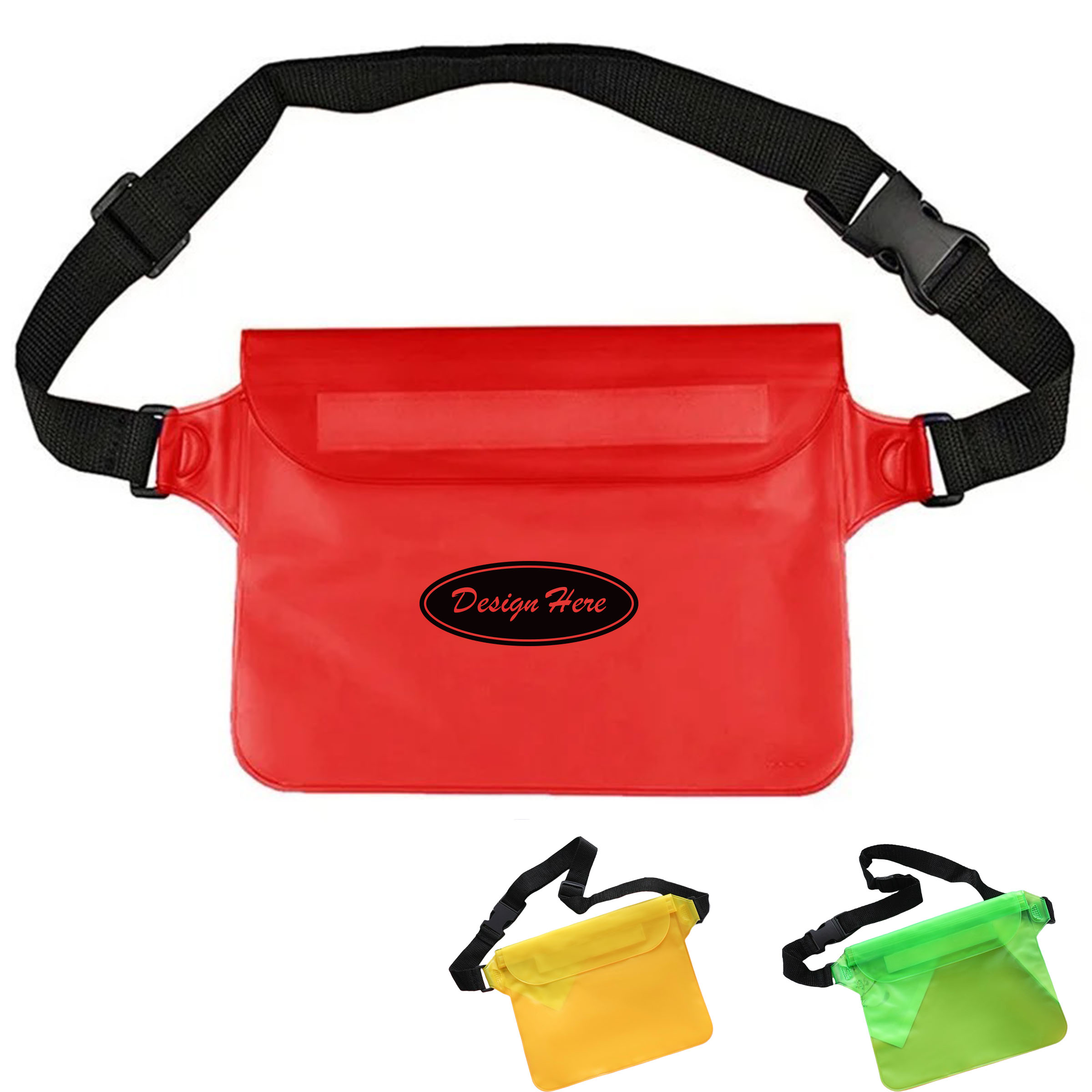 Adjustable Waterproof PVC Crossbody Bag 3