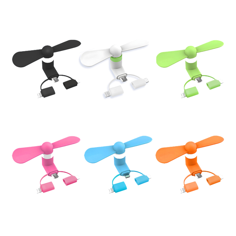 3-in-1 Phone Mini Fan 3