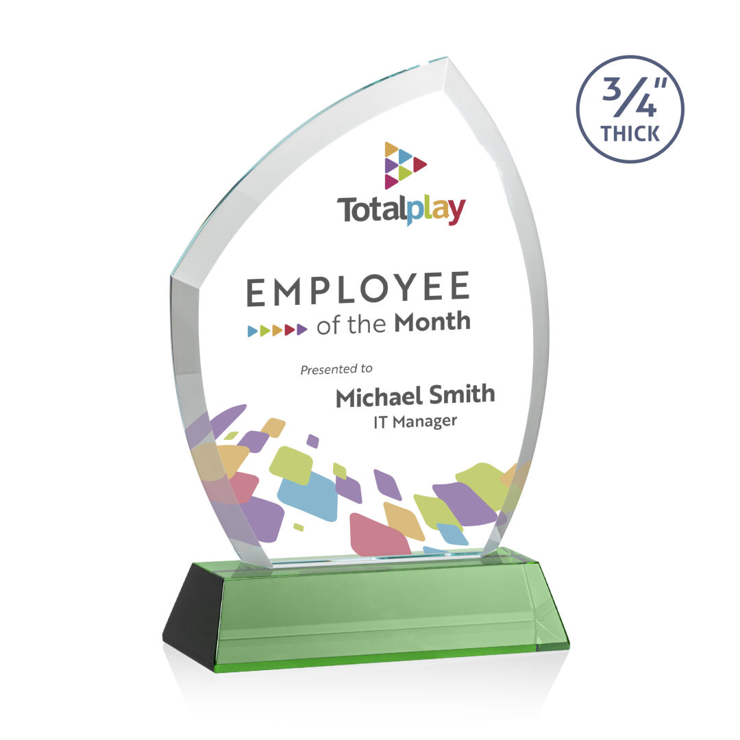 Daltry VividPrint™ Award on Newhaven Base - Green 12