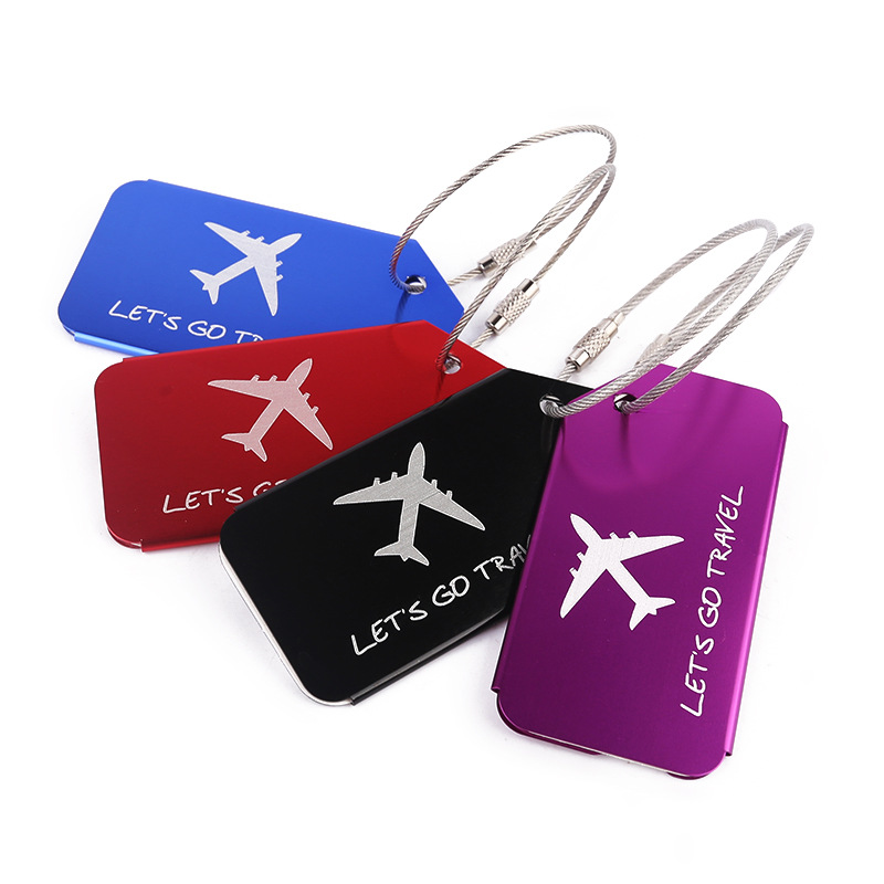 Privacy Luggage Tags Metal ID Bag Tag 2