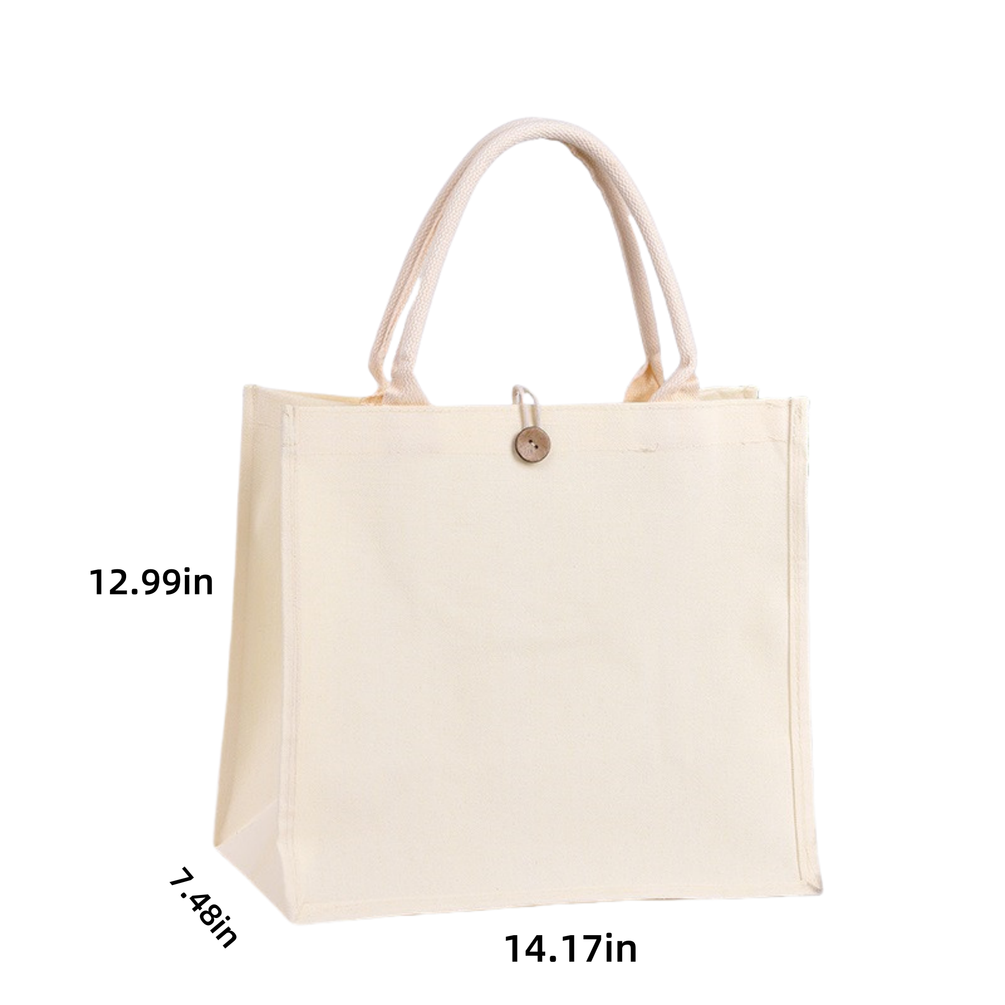 Minimalist Canvas Tote Bag, custom tote bag with logo imprint 1