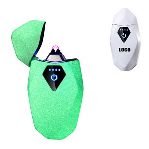 Luminous Rhombus Electric Arc Lighter With USB Charging 5