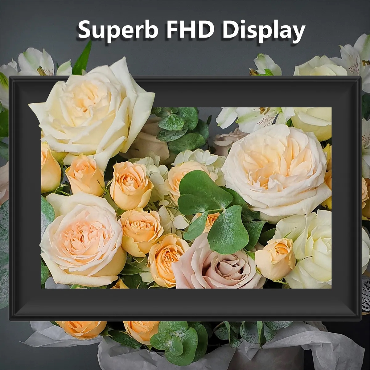Smart Wifi Digital Photo Frame FHD Touch Screen 16G Cloud 8