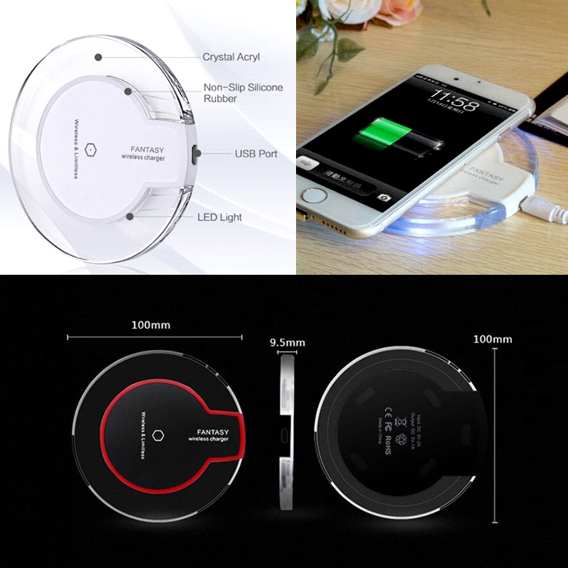 Fantasy Wireless Charger with LED Indicator, 5W 8
