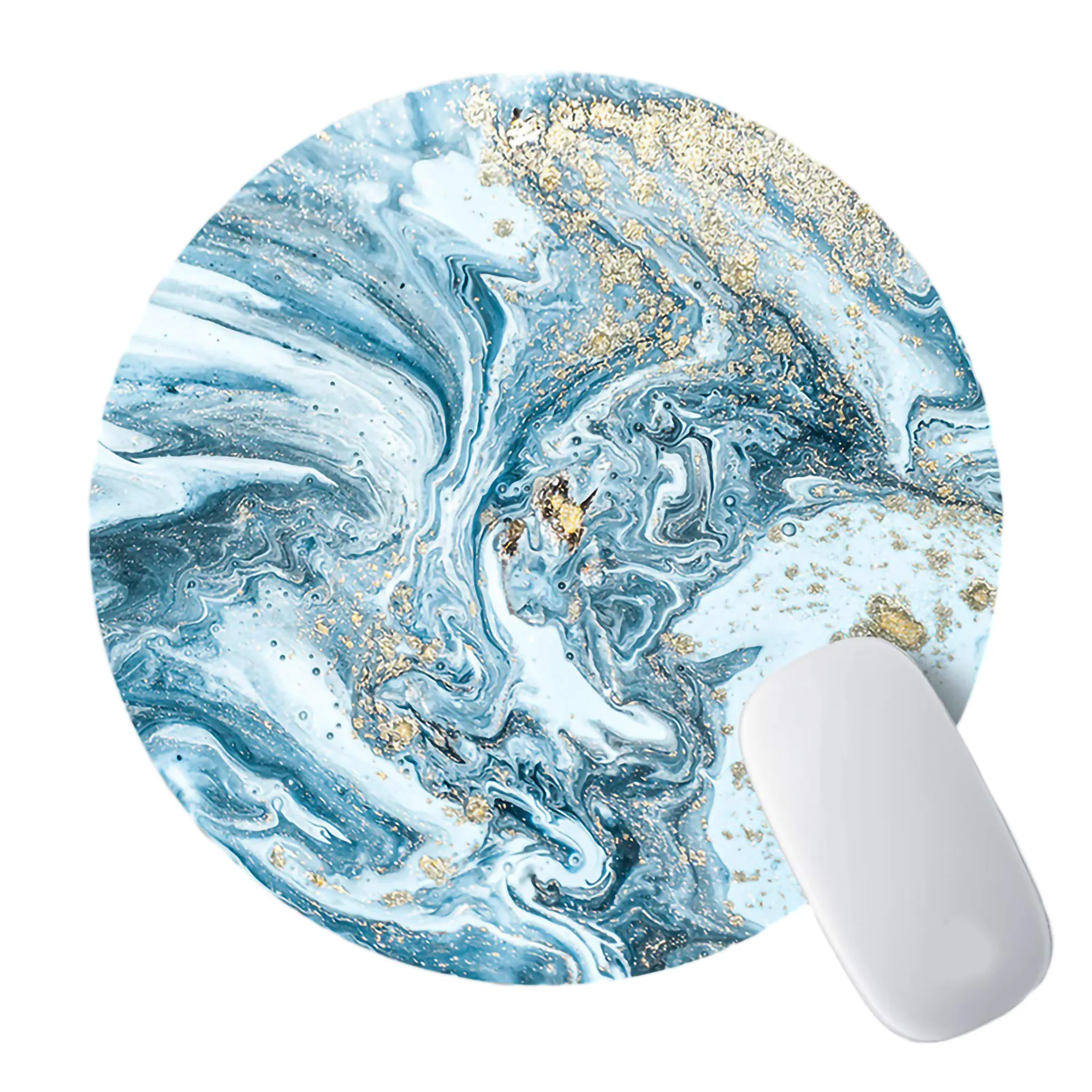 8" x 1/8" Round Mouse Pads Personalized 2
