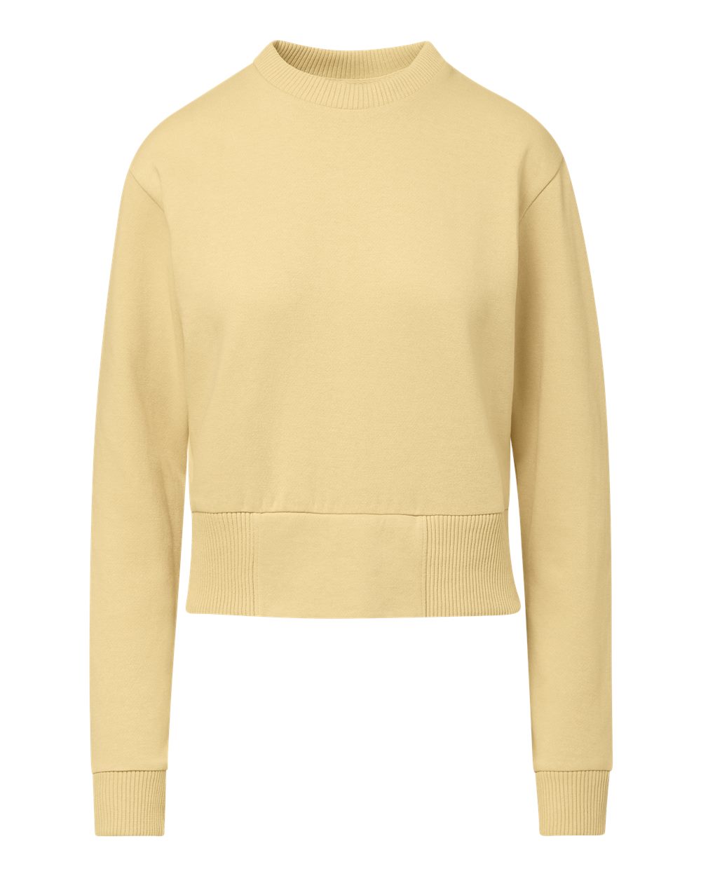 Women's Romi Cloud Fleece Crop Crewneck Sweatshirt - W22106 4
