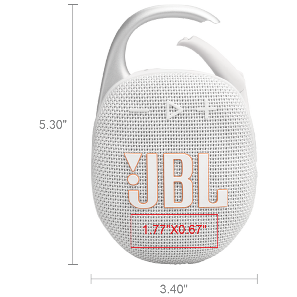 Custom JBL Clip 5 Portable Waterproof Bluetooth Speaker