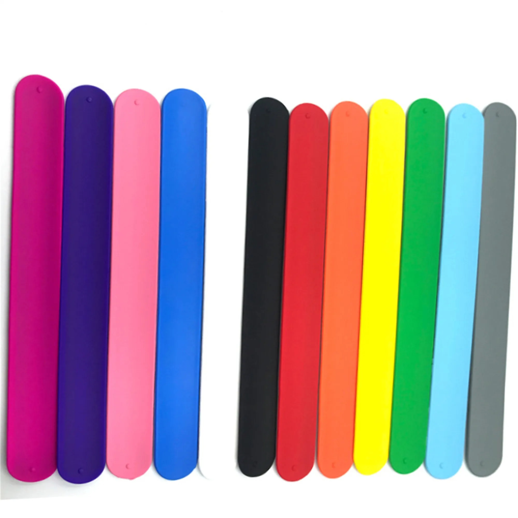 Custom Silicone Slap Bracelet Wristband 3