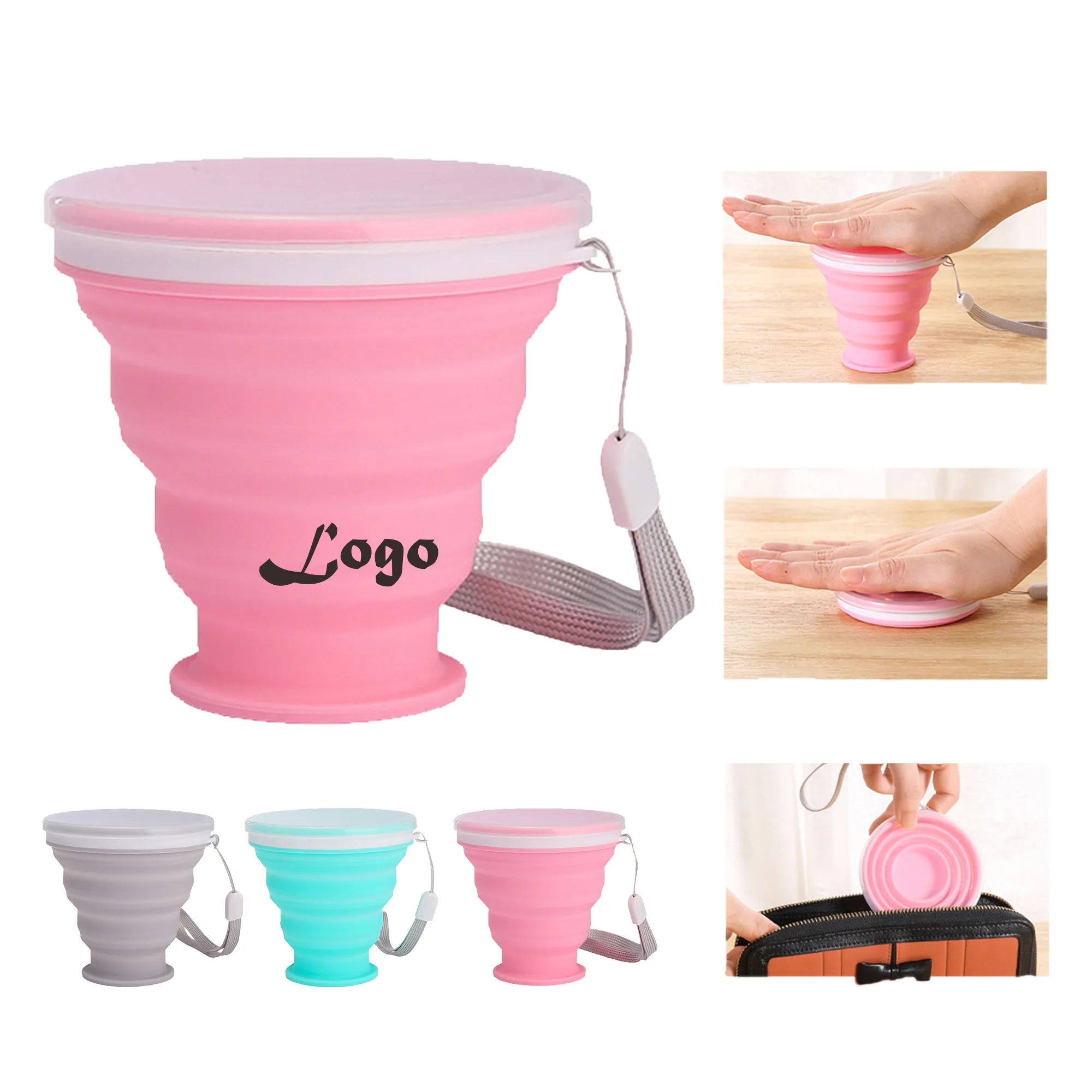 Foldable Silicone Travel Cup 1
