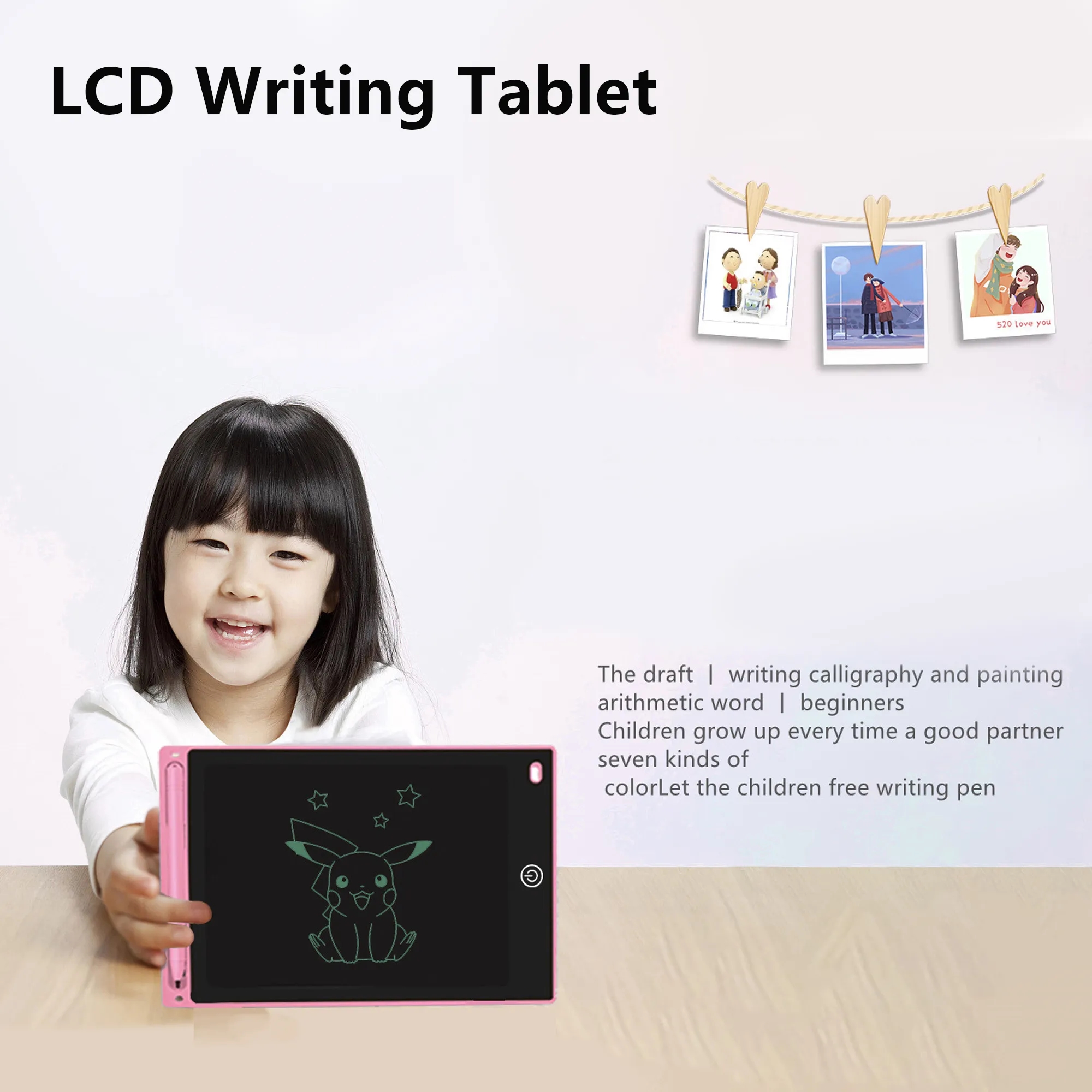 LCD Writing Tablet For Kids 8