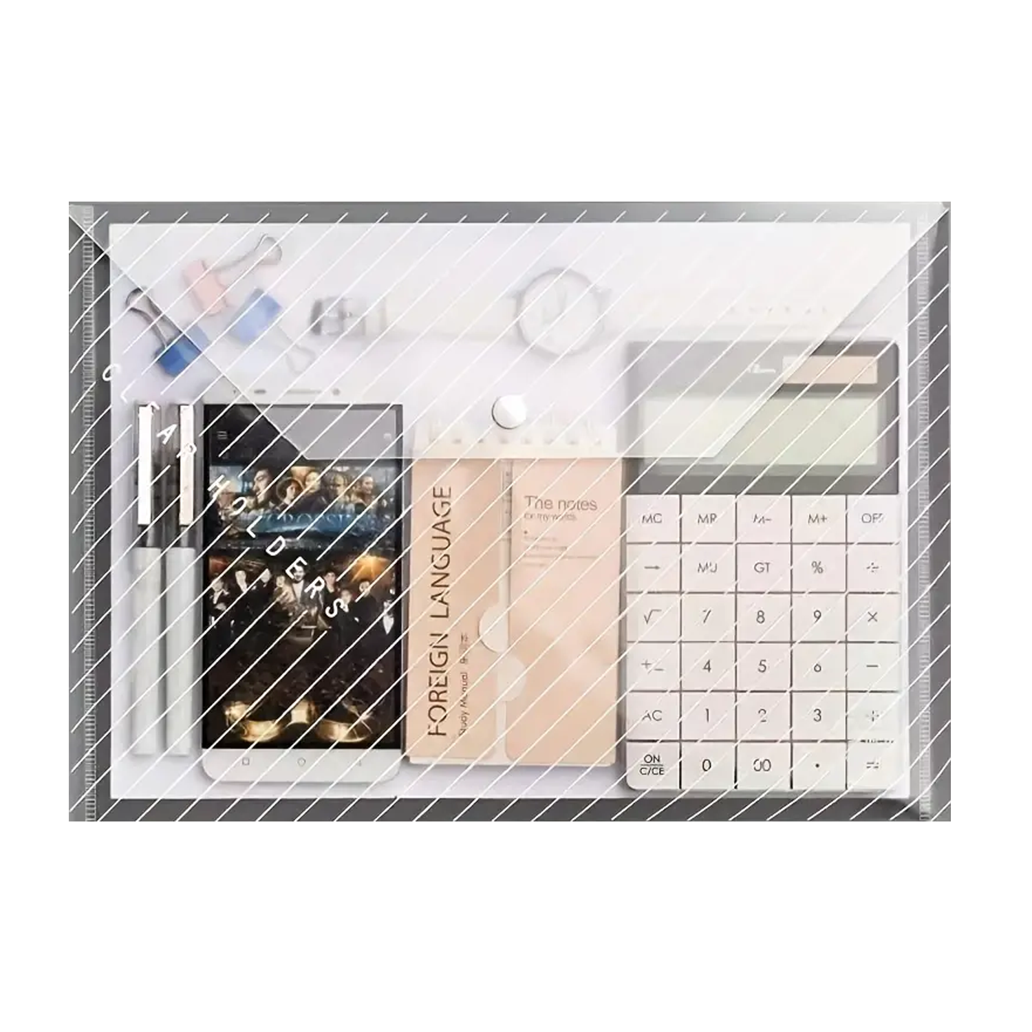 A4 Thick Striped File Folder 5