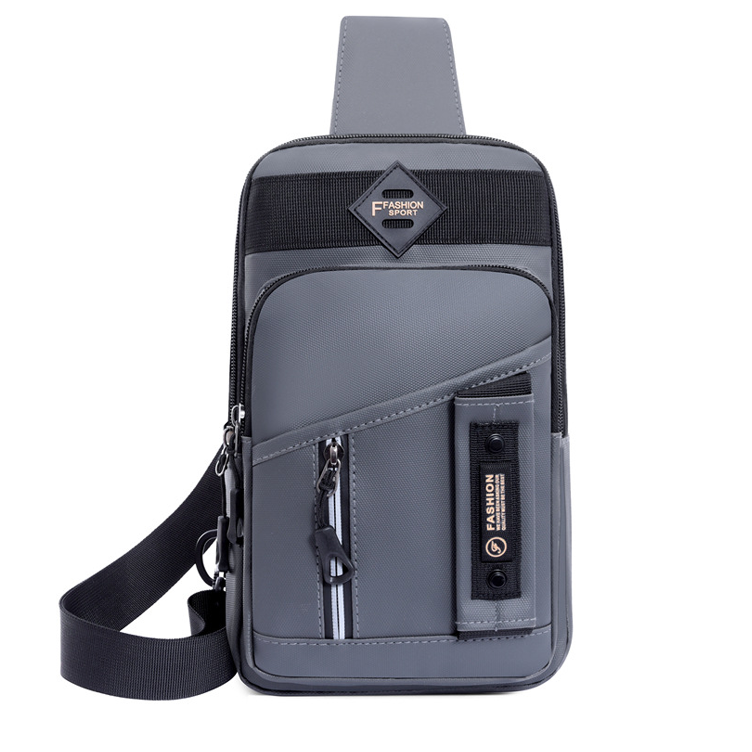 Mens Fashionable Nylon Crossbody Sling Bag 3