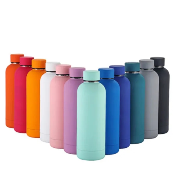 Double Wall Stainless Steel Vacuum Bottle Narrow Mouth Flask, custom water bottle with logo imprint 6