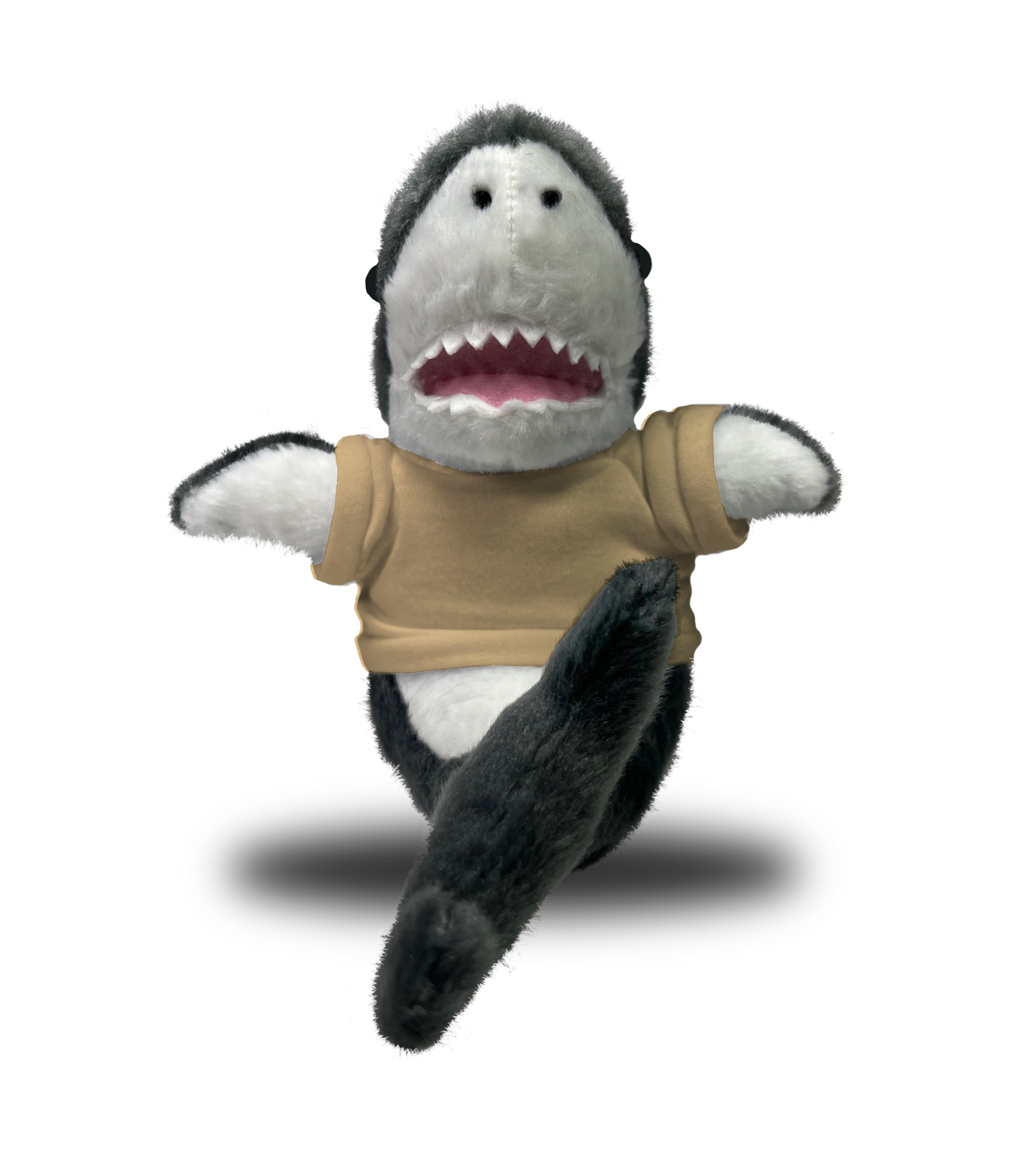 Plush Sitting Great White Shark 5