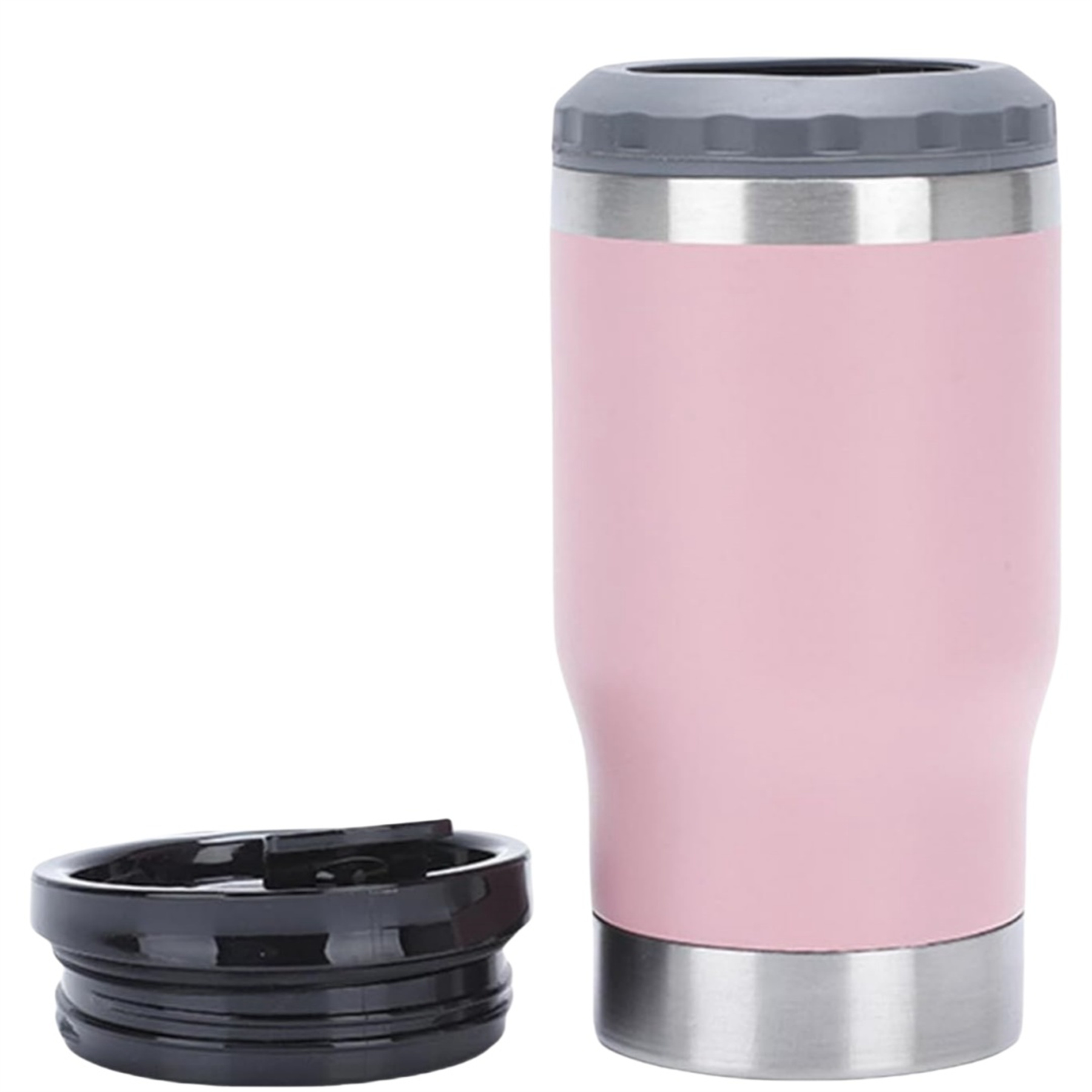 4 in 1 Stainless Steel Can Cooler, custom koozie with logo imprint 11