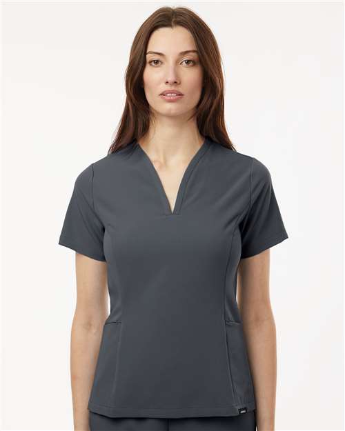 Women's Calix Fit & Flare Scrub V-Neck Top - W10003 34