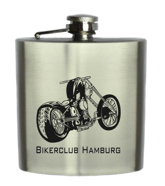 Jims Stainless Steel Hip Flask - 4 Oz 2