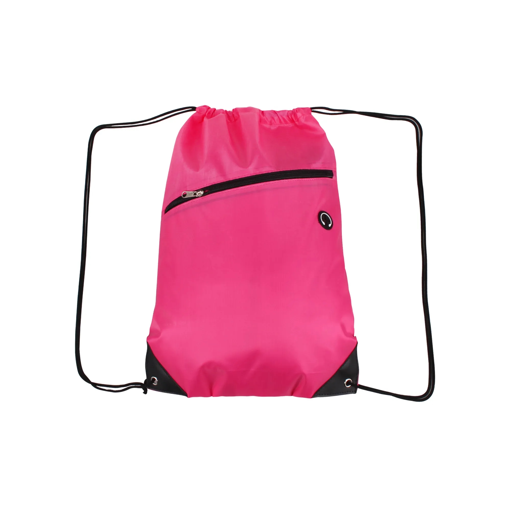 Drawstring Sports Pack with Front Zipper 4