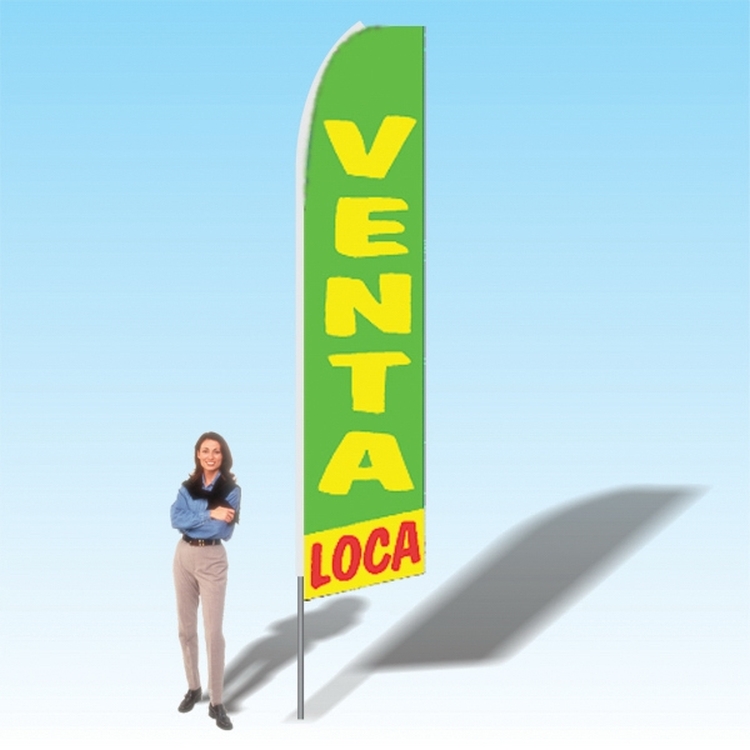 15FT Venta Loca Crazy Sale Advertising Banner Flag 1