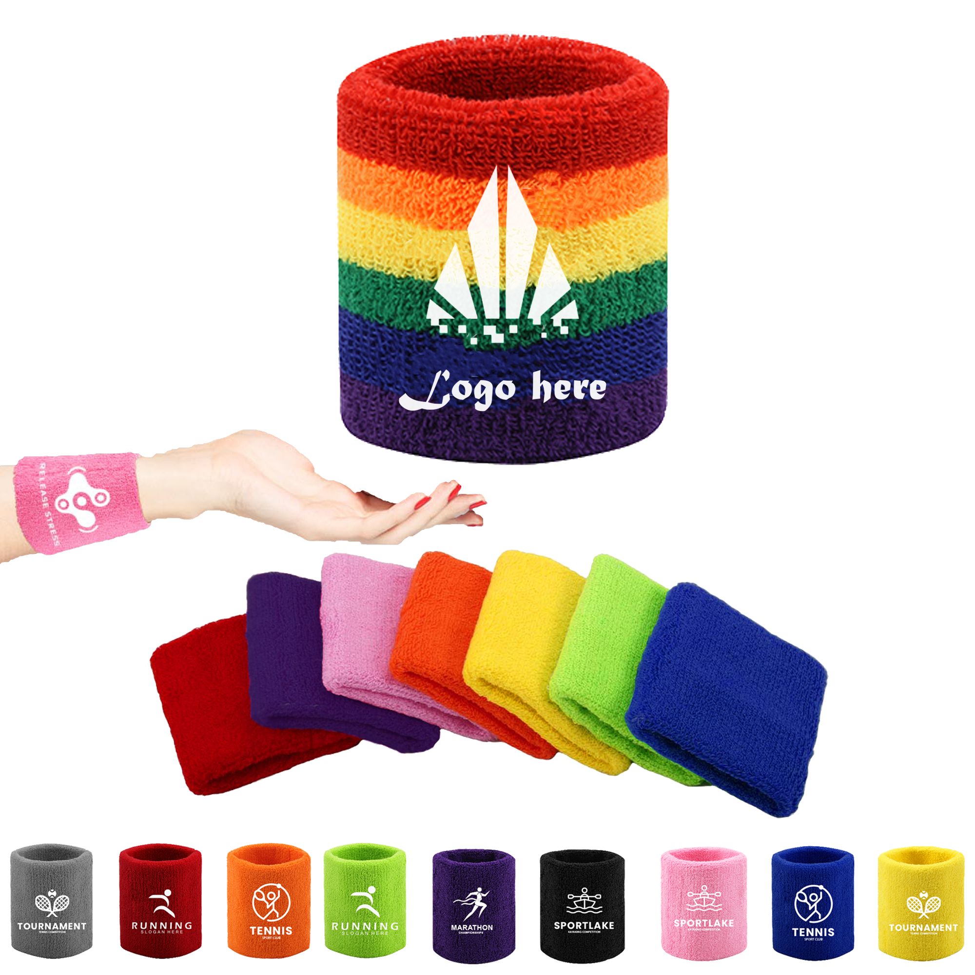 MOQ 20pcs Sports Wristband 4